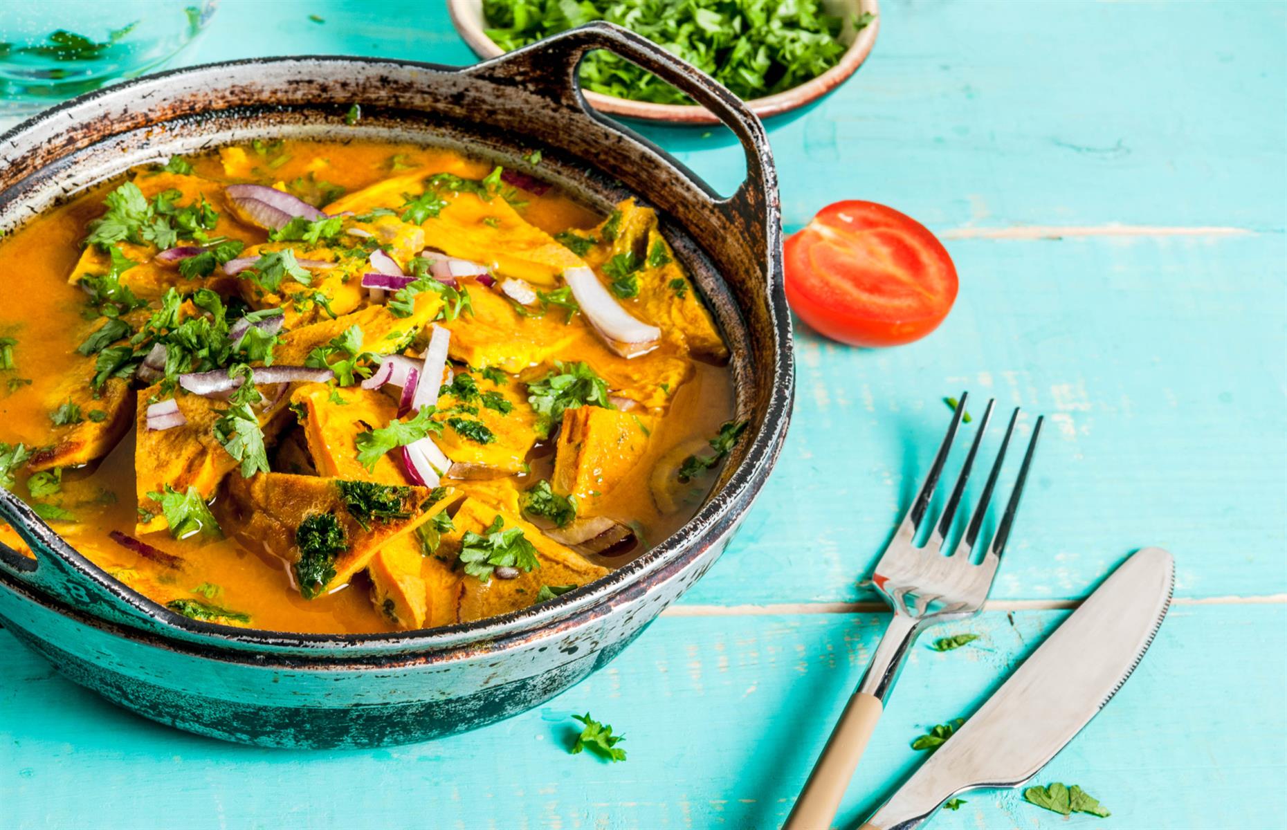Chopped herbs are your best friend